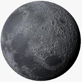 Moon Photorealistic 32K 3D model